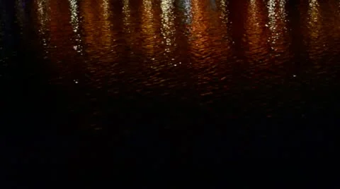 Water shimmers bronze Stock Footage 11133609