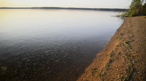 The water on the shore Stock Footage 50620682
