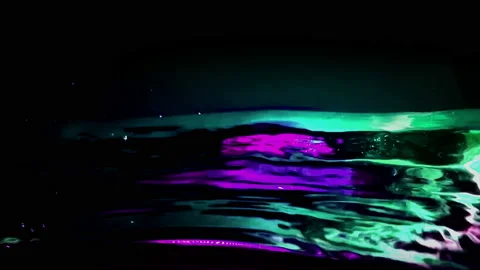 Water side waving in slow motion, Clean Water splash in slow motion Stock Footage 95532736