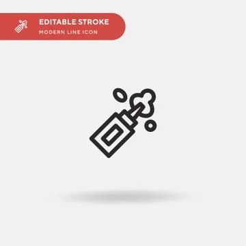 Water Simple vector icon. Illustration symbol design template for web mobile  Stock Illustration