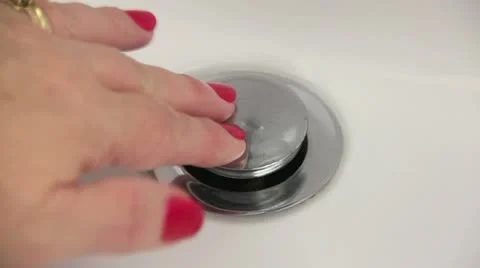 Water Into Sink Stock Footage 10892402