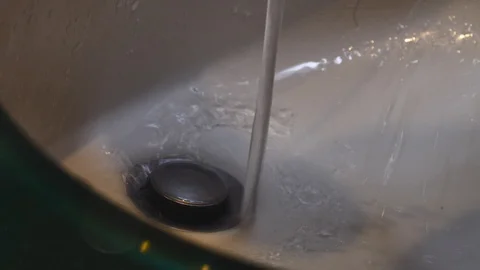 Water in the Sink Stock Footage 107773392