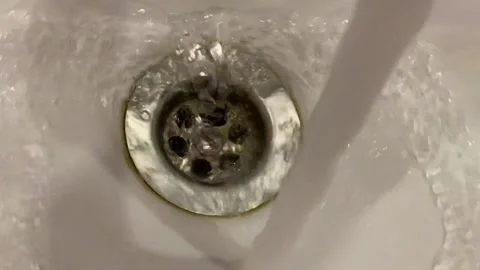 Water on the sink Stock Footage 144466998