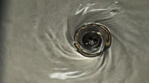 Water in the sink of kitchen Stock Footage 60800732