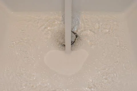 The water sinks Stock Photos