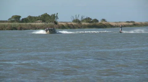 Water ski Stock Footage 659404