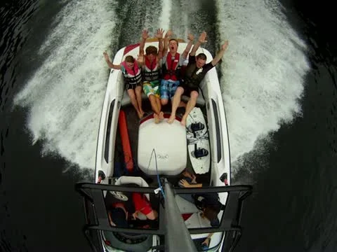 Water ski Stock Footage 12206947