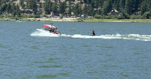 Water Ski Stock Footage 105839225