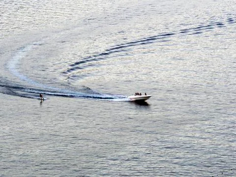 Water skiing Stock Photos
