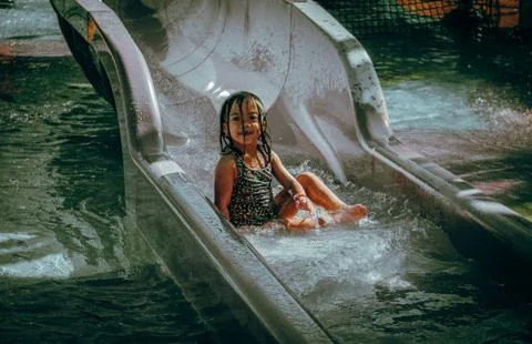 Water Slide Fun Foto stock