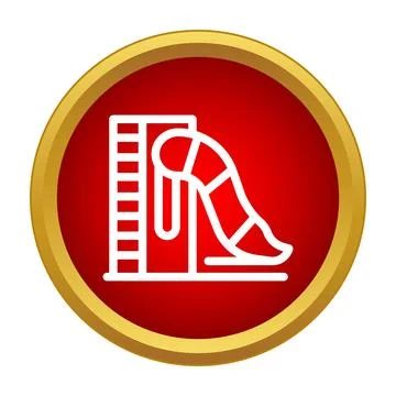 Water slide icon symbolizing fun and aqua park recreation Stockillustratie