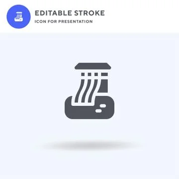 Water Slide icon vector, filled flat sign, solid pictogram isolated on white イラスト素材