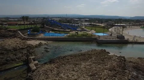Water slide park Video stock 51783209