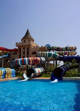 Water slide Stock Photos