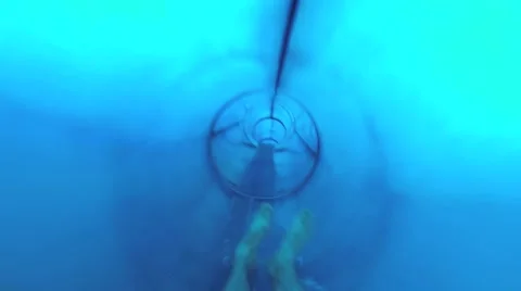 Water slide POV Stock Footage 58808300