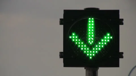 Water Slide Traffic Light Directing When to Begin Video stock 30415272
