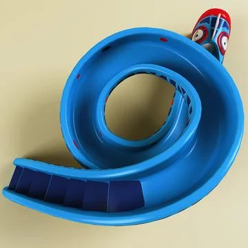 3D Model: Water Slide V2 (snake) ~ Buy Now #91486629 | Pond5