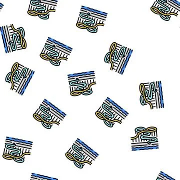 Water slide vector seamless pattern Stock Illustration