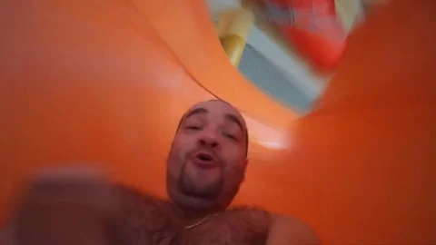 Water slides. The Aqua Park Stock Footage 83992073