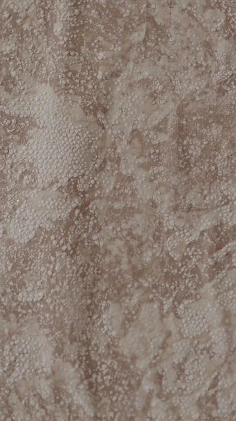 Water slowly leaking down a damaged room wall Stock Footage 338003448