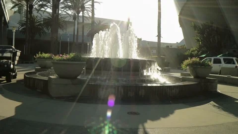 Water source in aneheim 스톡 동영상 100165196