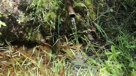 Water source Stock Footage