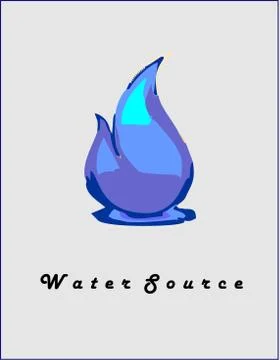 Water source Stock Illustration
