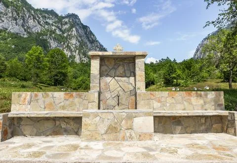 Water source in mountains Stock Photos