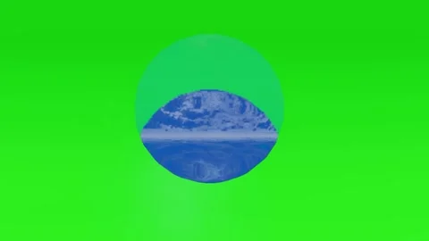 Water Sphere Animation with Fluid Effect Stock Footage 317343619