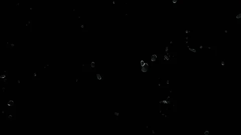 Water Splash 05 - Slow Motion With Alpha Stock Footage 98154121