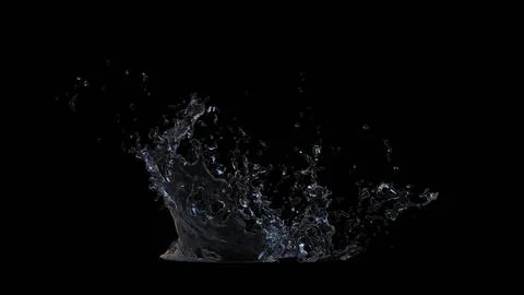Water Splash 3D Model