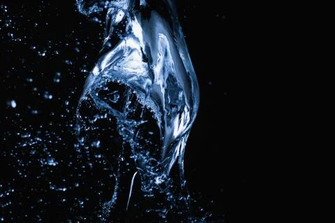 Water splash abstract Foto stock