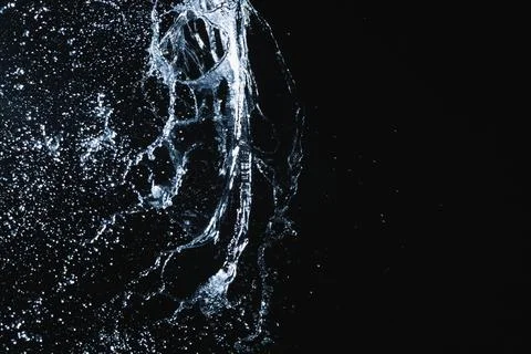 Water splash abstract Stockfoto's