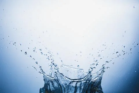 Water splash abstract Foto stock