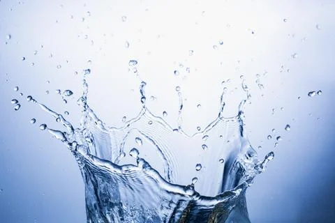 Water splash abstract Foto stock