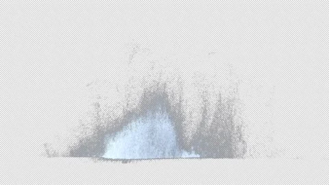 Water splash with Alpha Видео 233135137