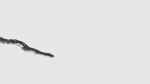 Water Splash, With Alpha Matte Stock Footage 158886497