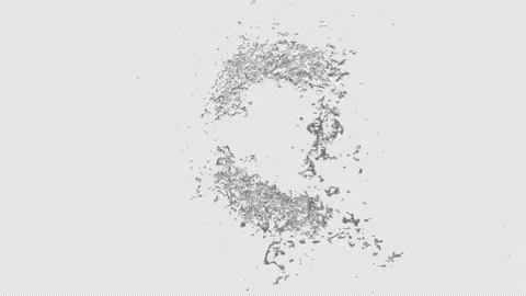 Water Splash, With Alpha Matte Stock Footage 162178265