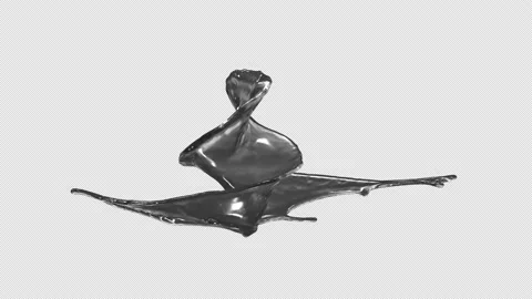 Water Splash, With Alpha Matte Stock Footage 164777703