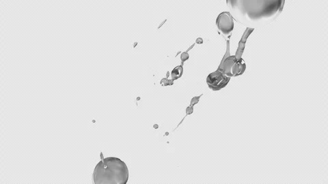 Water Splash, With Alpha Matte Stock Footage 306879225