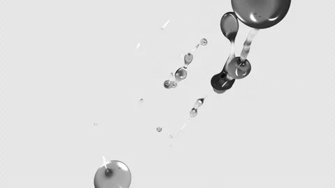 Water Splash, With Alpha Matte Stock Footage 306879553