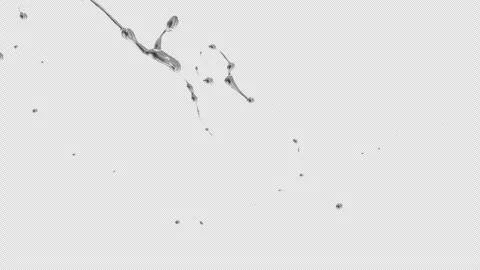 Water Splash, With Alpha Matte Stock Footage 306879566