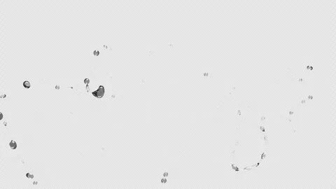 Water Splash, With Alpha Matte Stock Footage 310262611