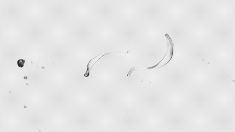 Water Splash, With Alpha Matte Stock Footage 314074002