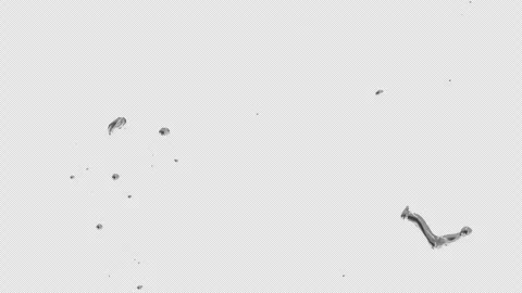 Water Splash, With Alpha Matte Stock Footage 315292419