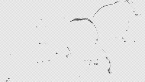 Water Splash, With Alpha Matte Stock Footage 321238882