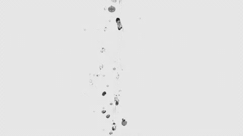 Water Splash, With Alpha Matte Stock Footage 321239019