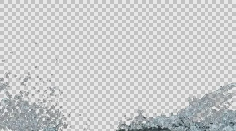 Water Splash Animation v4 Stock Footage 63179048