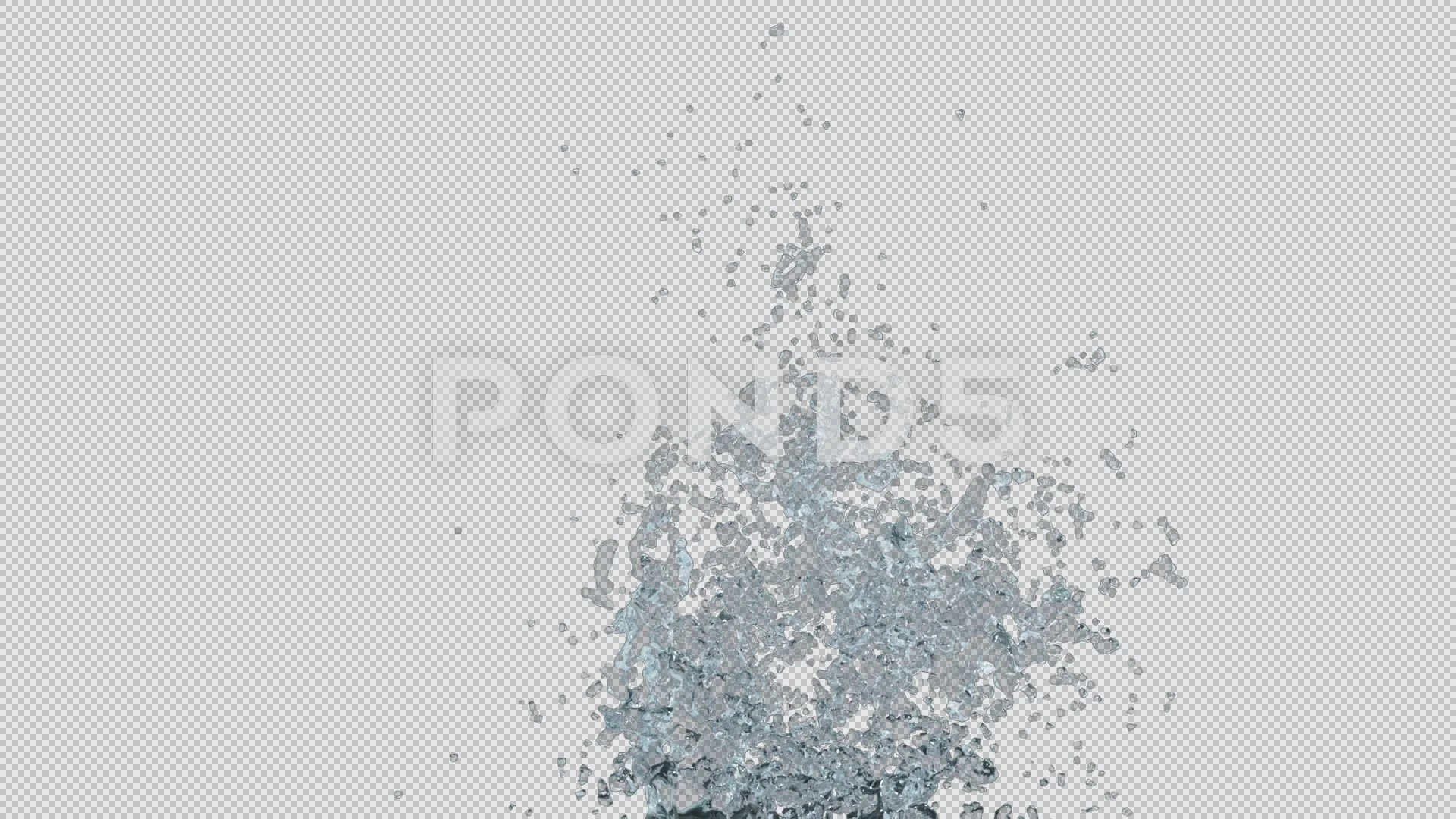 animated water splash clipart black