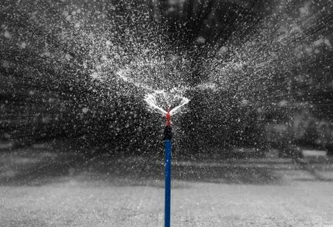 Water splash from automizer Stock Photos